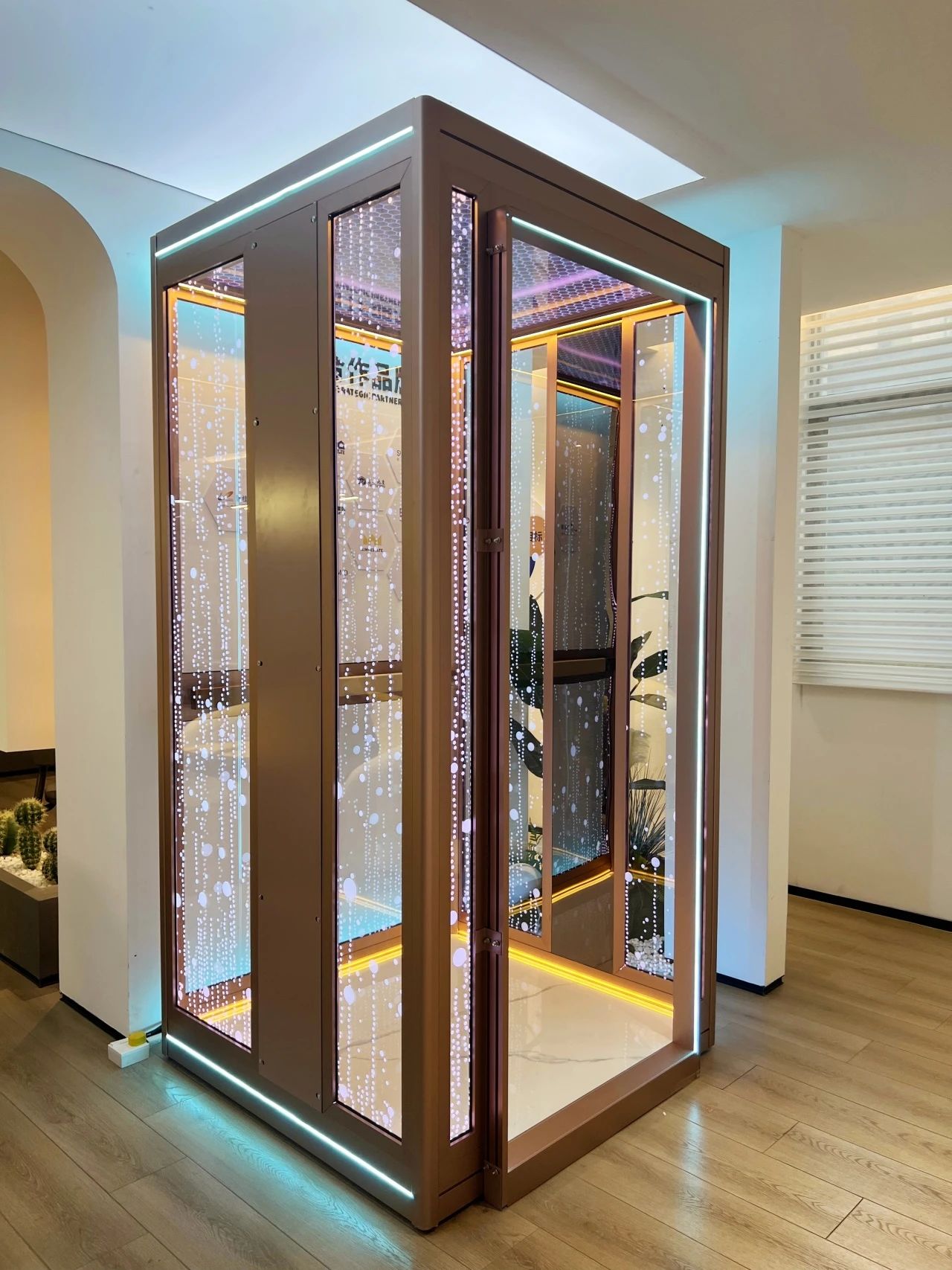 法立奥四面观光电梯